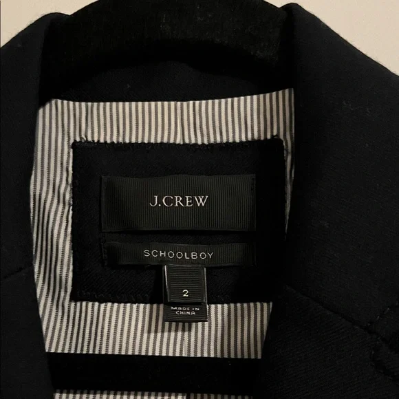 J. Crew Navy Schoolboy Blazer with Gold Buttons - Picture 2 of 5